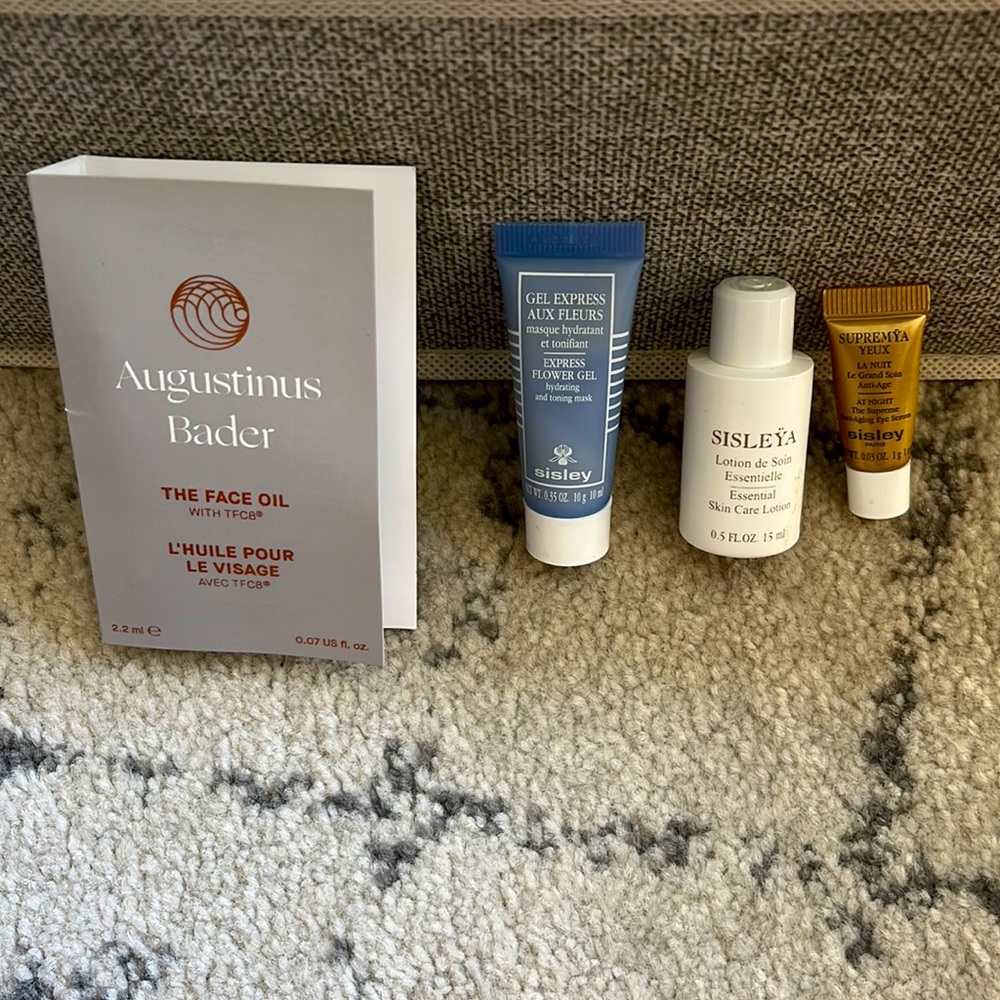 ‼️AUGUSTINUS BADER FACE OIL SISLEY PARIS MASK, LOTION, AND EYE SERUM